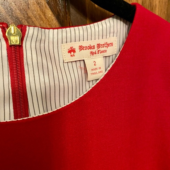 Brooks Brothers Red Dress, Size 2 - Picture 2 of 9